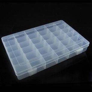 Newly listed 15 Slot Plastic Jewelry Adjustable Tool Box Case Craft 
