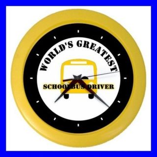 Color Wall Clock BUS DRIVER Driving Station Gift Fun Weird Sign 