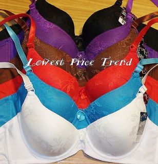Classy Sassy Sexy FULL COVER Lace Bras BR9523L LOT NEW 32B