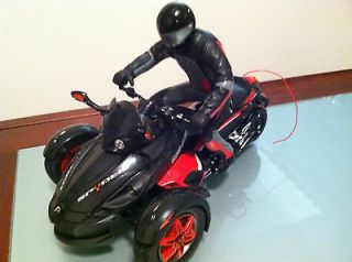   Red Black RC Radio/Remote Control Can Am Spyder Motorcycle Trike MIB