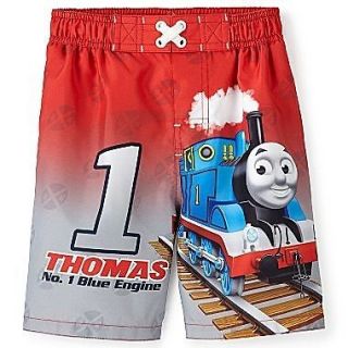 NWT boys Thomas the Tank Engine SWIM TRUNKS shorts SIZE 2T or 4T 