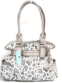 Kathy VanZeeland Spotlight Belt Handbag Silver Giraffe one size
