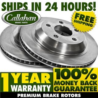 REAR  Premium Callahan Blank Quality Factory Balanced Brake Rotors 4WD 