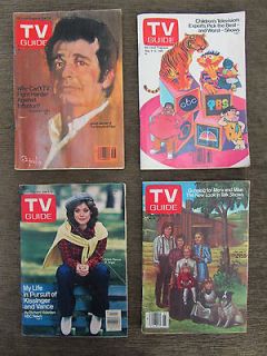 TV Guide 1979 80 (Lot of 4) Little House on the Prairie, The Rockford 