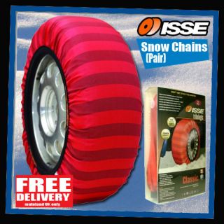 ISSE WINTER SNOW ICE TYRE SOCKS TEXTILE CLASSIC COVER 185/75R16