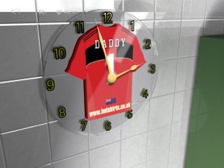 CANTERBURY CRUSADERS SUPER 15 NEW ZEALAND RUGBY UNION   WALL CLOCK 