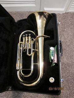 Carnegie XL by Jupiter 3 Valve Euphonium E02468 with Valve Oil and 