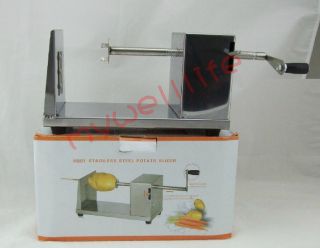  Stainless Steel Potato Slicer Cutter Carrot Spiral Cutting Machine