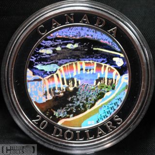 2003 Canada $20 Pure Silver Niagara Falls Hologram