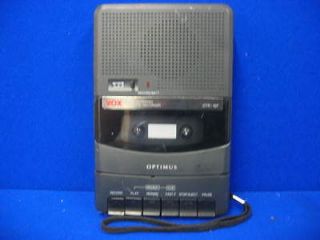   CTR 107 Portable Voice Activated Cassette Tape Player Recorder Deck