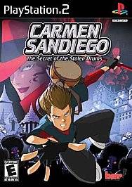 Carmen Sandiego The Secret of the Stolen Drums Sony PlayStation 2 