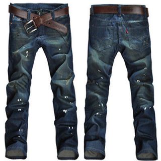 New Mens Fashion Designed Slim Fit Jeans Pants Trousers PA25