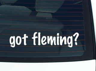   fleming? FAMILY LAST NAME SURNAME FUNNY DECAL STICKER VINYL WALL CAR
