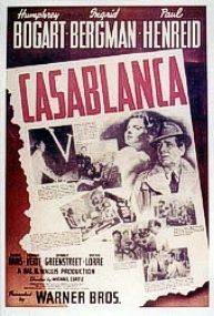 Casablanca Vintage Style B Movie Poster Print