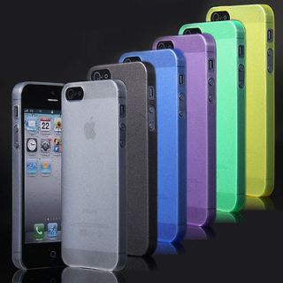   Clear Ultra Thin Crystal Hard Snap On Case Skin Cover for iPhone 5