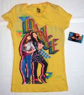 Shake it Up Dance Glitter Shirt Yellow Girls Size 4/5 New with Tags