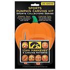 Iowa Hawkeyes Halloween Pumpkin Carving Kit NCAA NEW 6 patterns