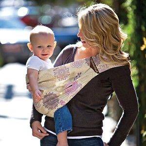 Peanut Shell Peanutshell Baby Adjustable Sling Carrier Pouch Wrap One 