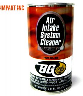 BG Air Intake System Cleaner (1) 11oz. Can New from the makers of 