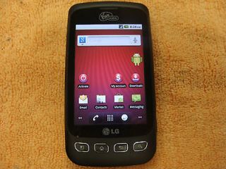 Virgin Mobile LG VM670 Optimus V Cell Phone Touch Screen Android 