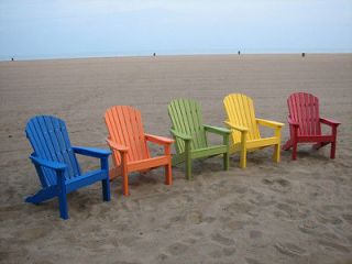 AMISH MADE POLY ADIRONDACK CHAIR CHOOSE YOUR COLOR