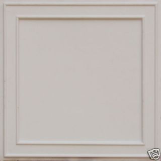 207 White Matt Faux Tin Decorative Ceiling Tiles~*~