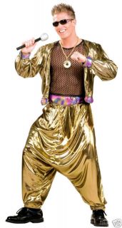   POP RAP STAR RAPPER MC HAMMER MUSIC GOLD SINGER FANCY DRESS COSTUME