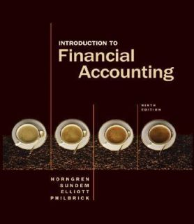 Introduction to Financial Accounting by Charles T. Horngren, Donna 