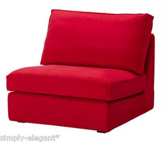   Cover for One seat section Sofa Chair Slipcover   Ingebo Bright Red