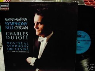 CHARLES DUTOIT Saint Saens Symphony No. 3 Organ LP NM