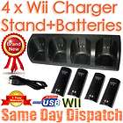   Rechargeable Battery Charging Stand Dock Tray For Nintendo Wii Remote