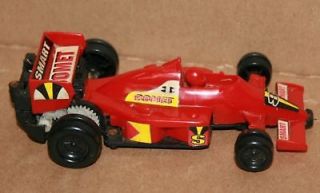 Vintage Comet Smart Formula 1 One Race Car Plastic Red Old Retro Toy