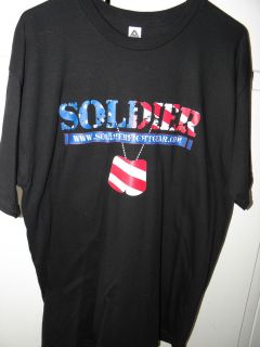 Mens MMA t shirt (Soldier Fight Gear supporting the Wounded Warrior 