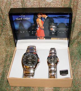 CHARLES RAYMOND NEW YORK HIS AND HER WATCH SET RET 259.99