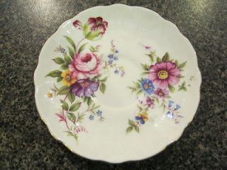 AYNSLEY VINTAGE SAUCER ONLY   MIXED FLORAL/FLOWERS BOUQUET TULIP