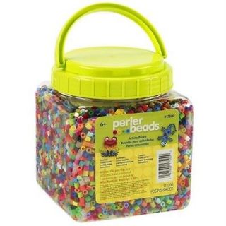 NEW 11,000 Perler Beads Bead Activity beads Jar Multi Mix Colors