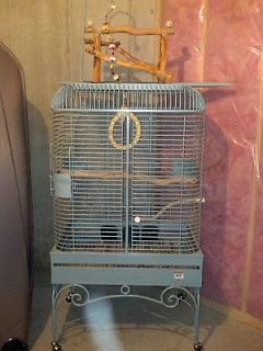 An Excellent Condition Used Bird Cage ( With Extras)