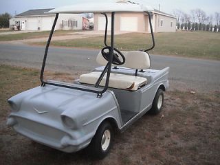 Custom golf cart 57 chevy body 48 volt