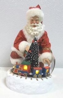 DEPT 56 POSSIBLE DREAMS NORTH POLE EXPRESS 2 PIECE SET TRAIN LIGHTED