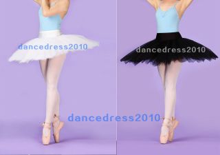 New Adult Professional Ballet Tutu Hard Organdy Platter Skirt Dance 