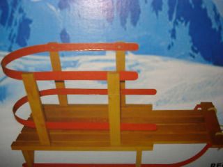 BABY CHILD TODDLER KIDS FLYER SNOW WOODEN WOOD SLEIGH SLED BRAND NEW