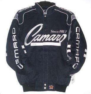SIZE M GM Chevrolet Camaro EMBROIDERED Racing Cotton TWILL Jacket M