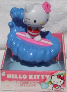 HELLO KITTY SURFING LAWN SPRINKLER W/ WATER SPRAY ACTION FOR AGE 3 