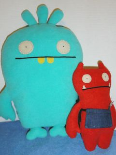UGLY DOLLS RUST COLOR WAGE 8 & 12 TEAL BABOS BIRD PLUSH