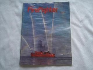 CHICAGO FIRE DEPARTMENT FIRE FIGHTER MAGAZINE WINTER 1983 FIRE BOAT 37 