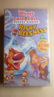 DISNEY   CHIP N DALE RESCUE RANGERS   RISKY BEESNESS   VHS VIDEO 