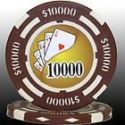 50pcs 14g Yin Yang Casino Table Poker Chips 0 50