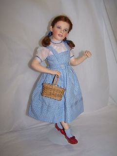 John Wright 16 Dorothy Gale Judy Garland Felt Cloth Doll LE250 OZ 