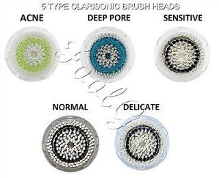 Clarisonic Brush Head Replacement Normal Sensitive Delicate Deep Pore 
