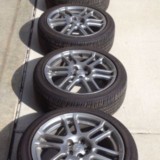 Scion TC Wheels and Tires. Fits Corolla. 215/45R17 Bridgestone Turanza 